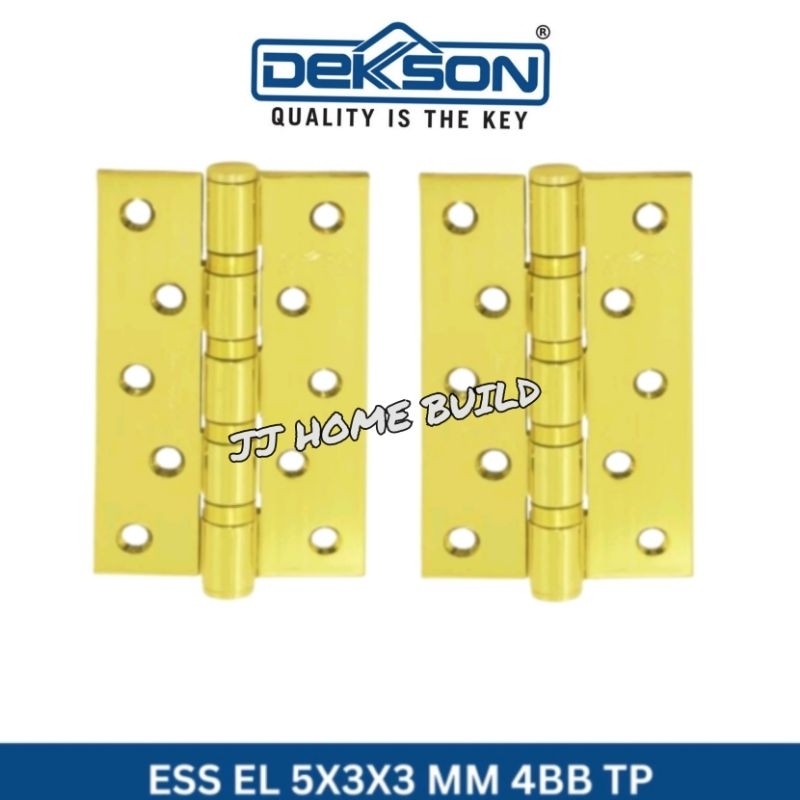 Engsel Pintu Dekson ESS EL 5X3X3MM 4BB TP GOLD/Engsel Pintu 5 Inch GOLD Dekson Original