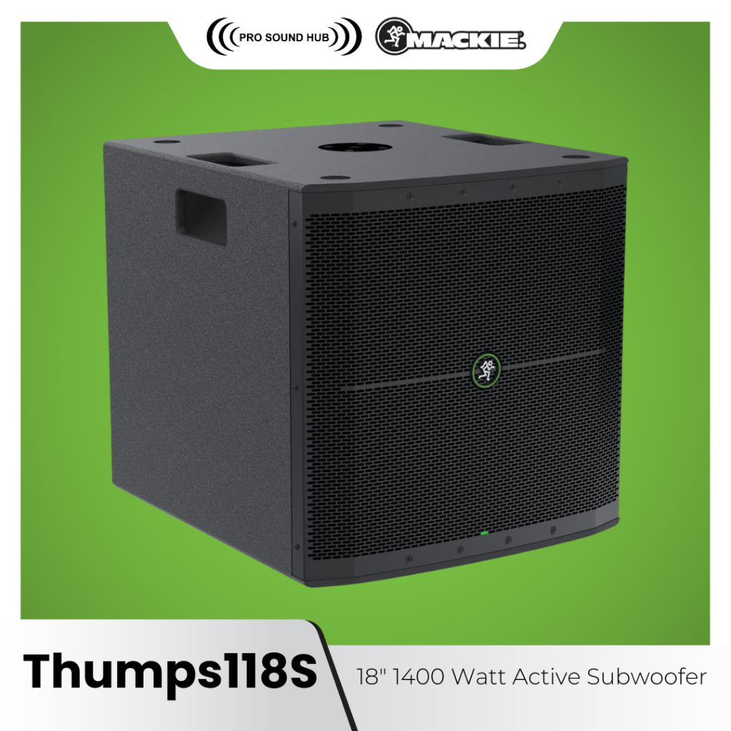 Mackie Thump118S Thump 118S 118 Active Subwoofer Aktif 18" Sub
