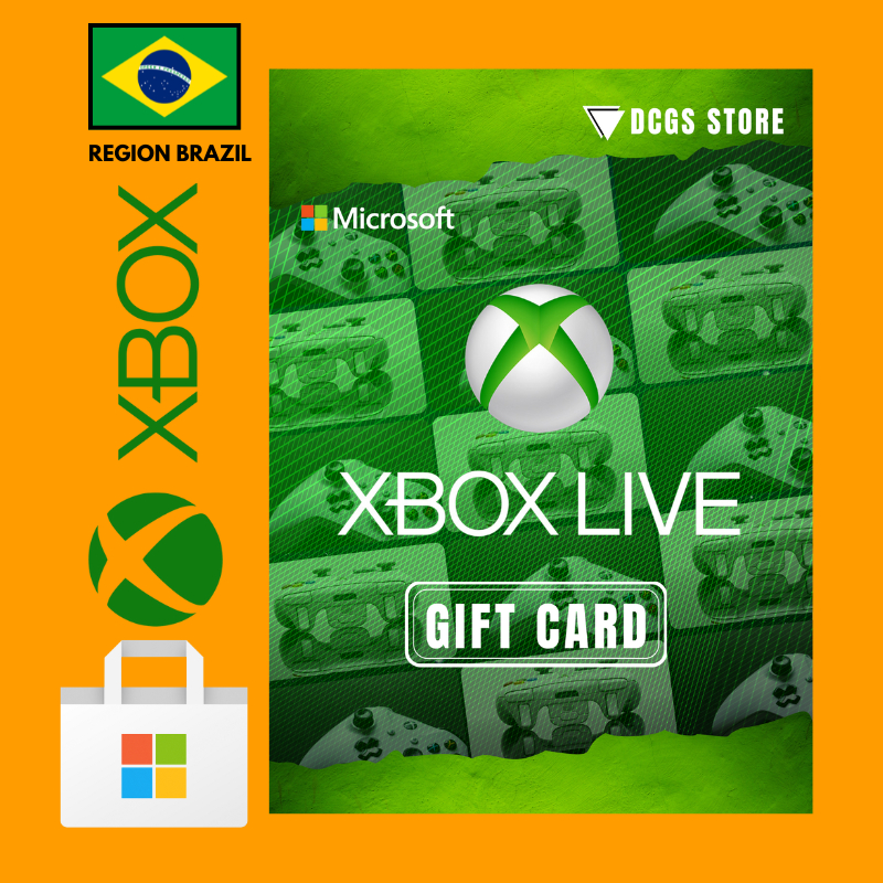 Xbox Gift Card Brazil 5, 10, 15, 20, 25, 40, 50, 60, 70, 100, 200 BRL