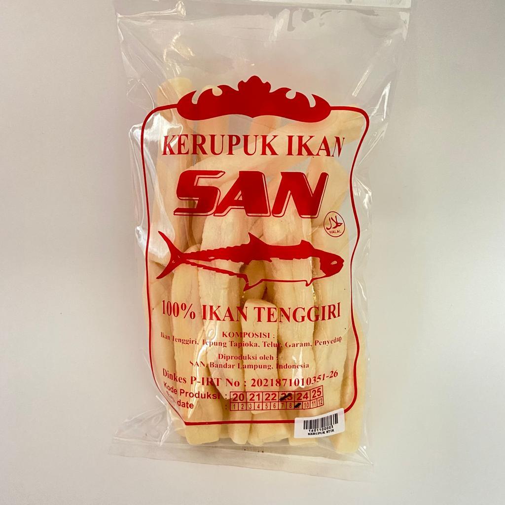 

SAN Kerupuk Stik 100% Ikan Tenggiri asli snack cemilan