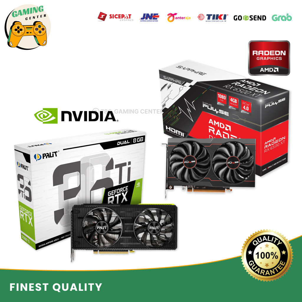 VGA AMD RX 550, RX 560, RX 570, RX 580 GDDR5 100% Original Terawat