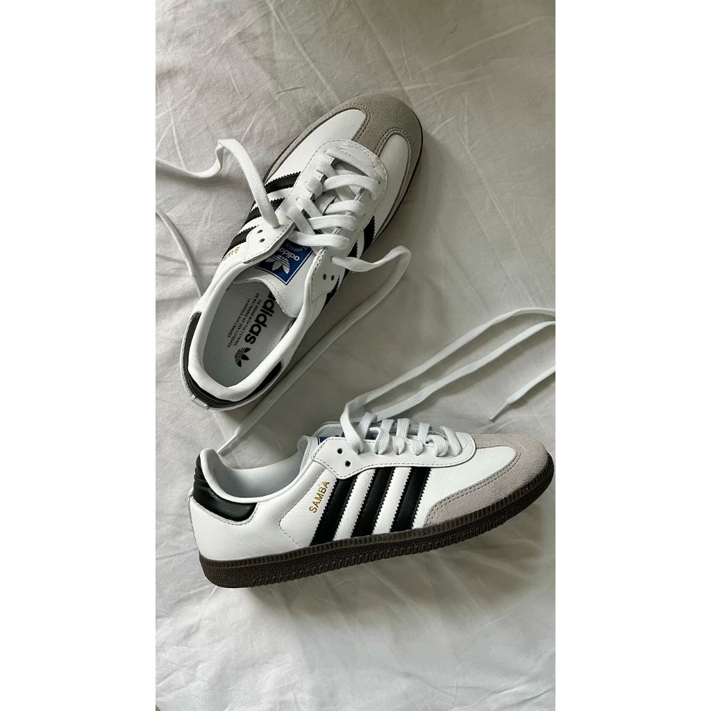 Adidas samba putih / Adidas samba hitam sepatu sneakers pria