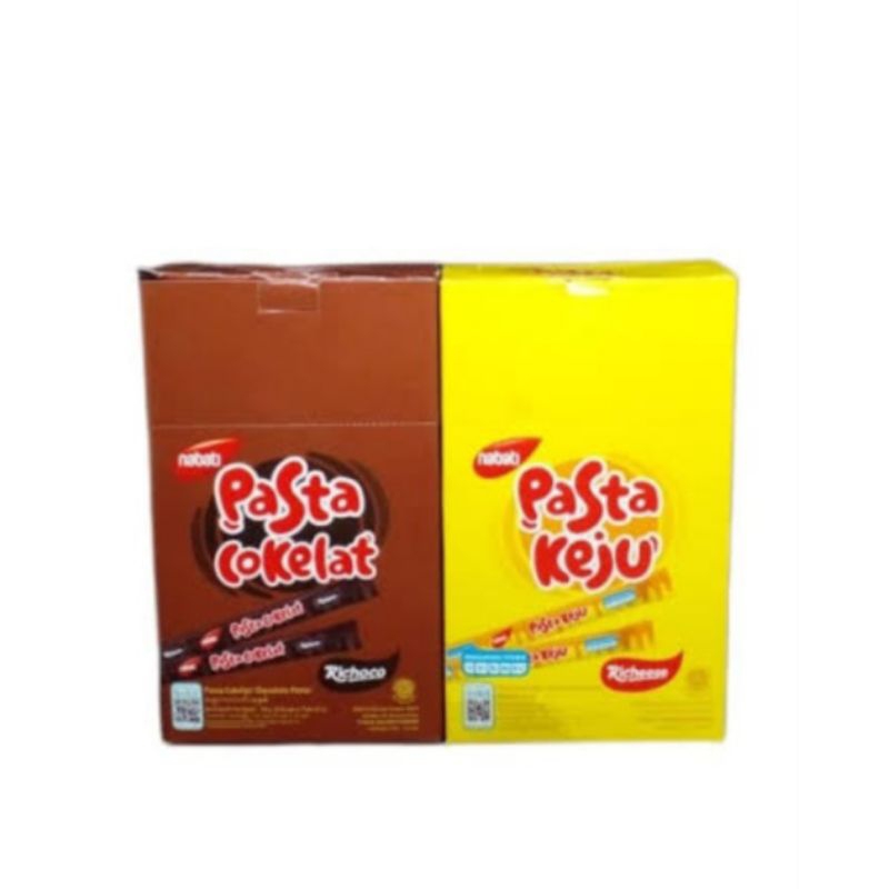 

Nabati pasta keju dan coklat 1 karton