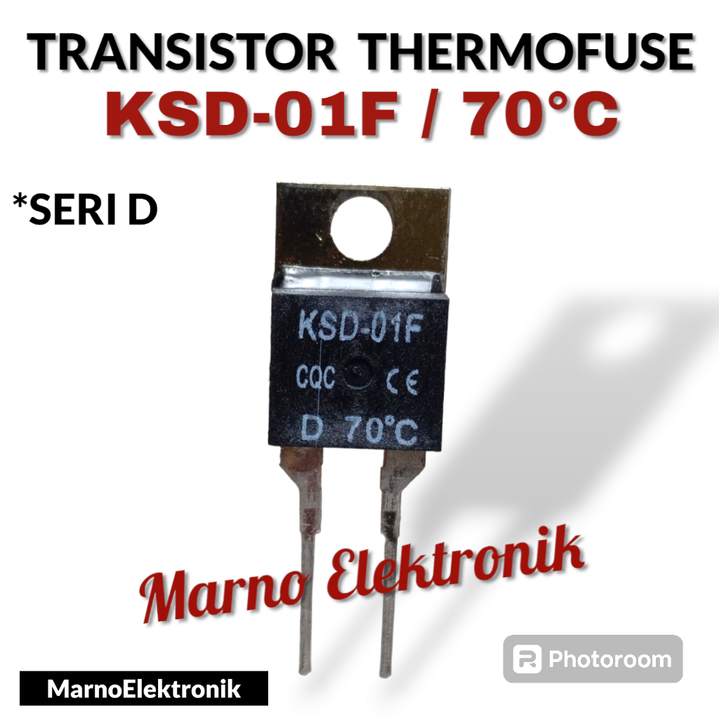 TRANSISTOR TR THERMOFUSE UNTUK POWER KSD-01F SERI D 70°C 75°C 95°C ASLI ORIGINAL ORI