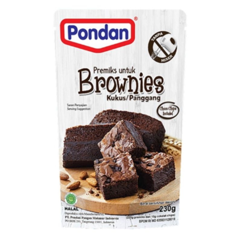 

Pondan Brownies Kukus 230 g