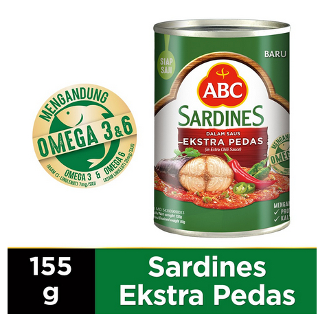 

SARDEN ABC Saus Extra Pedas 155 g