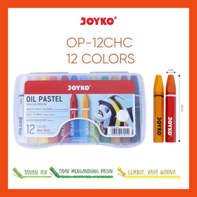 

Bism Krayon Minyak Oil Pastel Joyko OP-12CHC