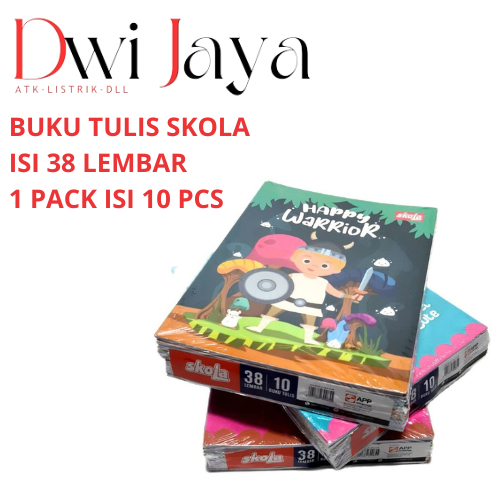 

Pack/Buku tulis Skola isi 38 lembar 1 Pack isi 10 Pcs Buku