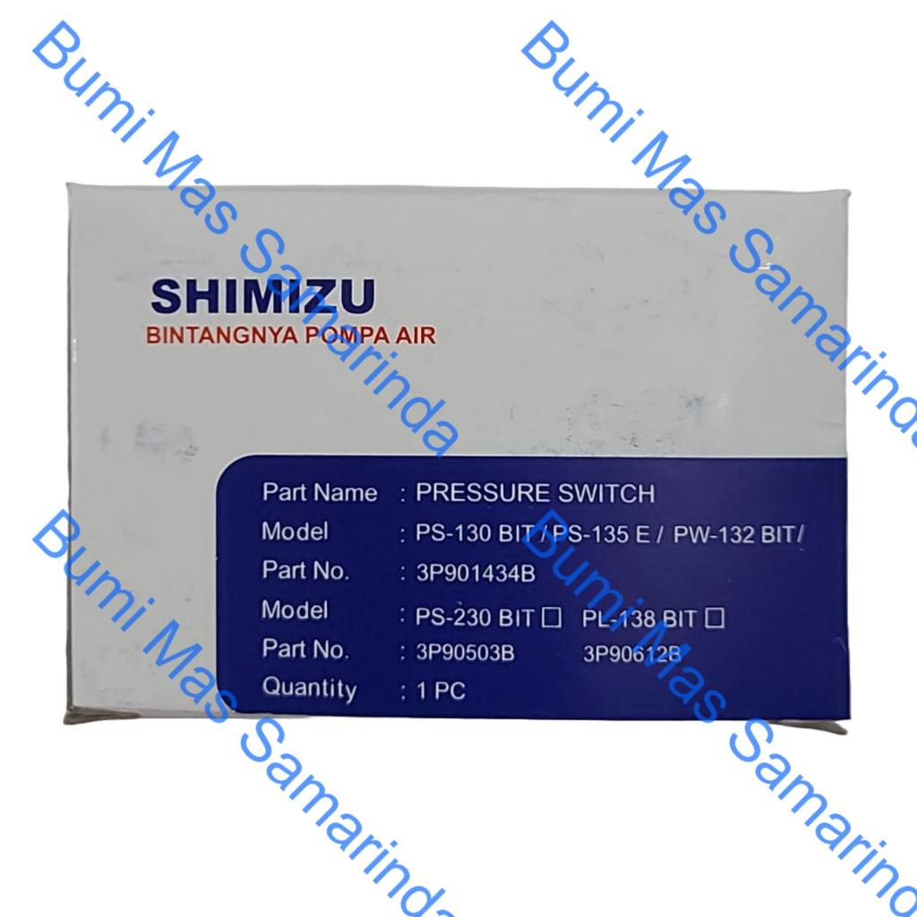 Shimizu Pressure Switch 125 200 Watt Otomatis Pompa Air Shimizu