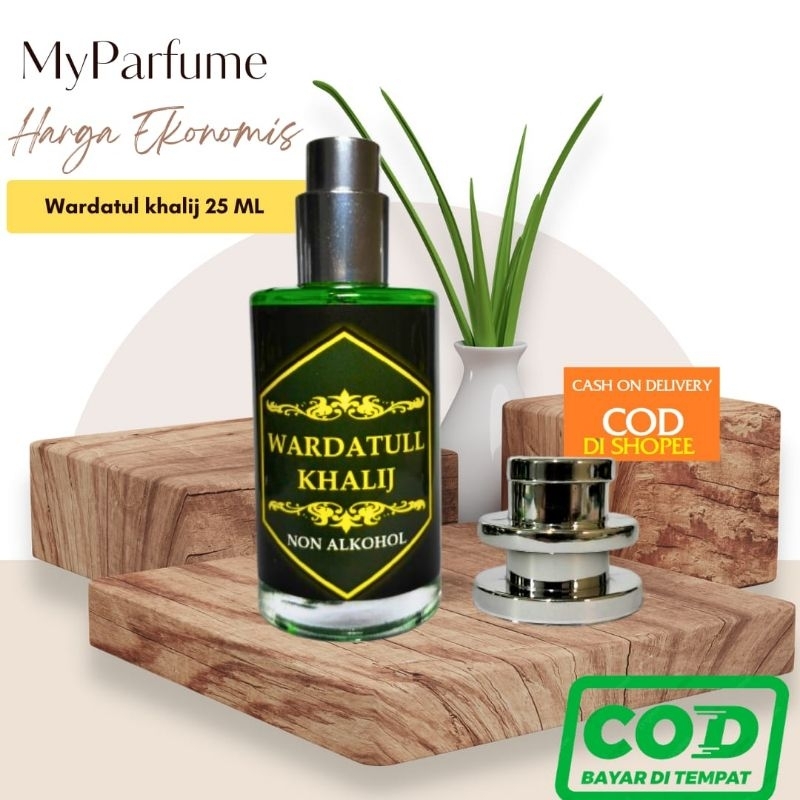 Minyak Wangi Wardah Parfum Arab Saudi Bibit Murni Kualitas Super Tahan Lama 25 m l Parfum Wardatul k