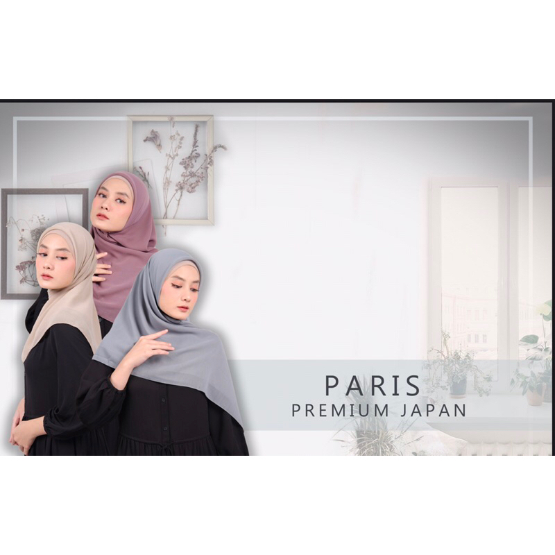 HIJAB KERUDUNG ANSANIA PARIS JAPAN PREMIUM
