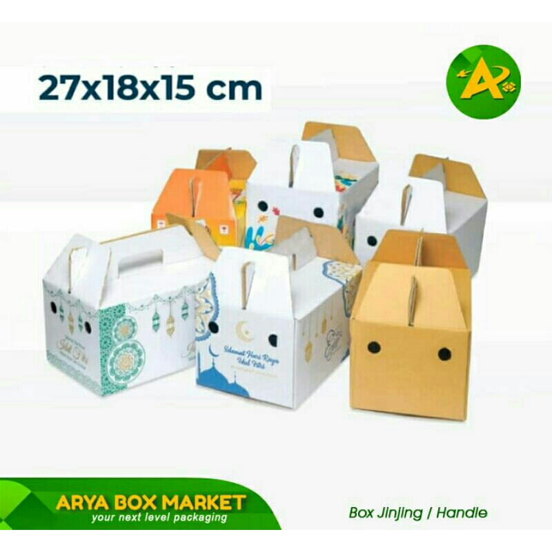 

Box Jinjing 27x18x15cm Kardus/Polos/Buah/Hampers/Kemasan/Packing