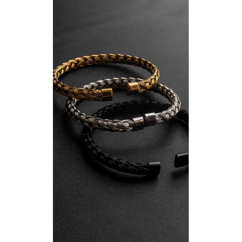 LUCAN - Gelang stainless Mirage Gelang Pria Keren Gelang Cowok Premium Lucan