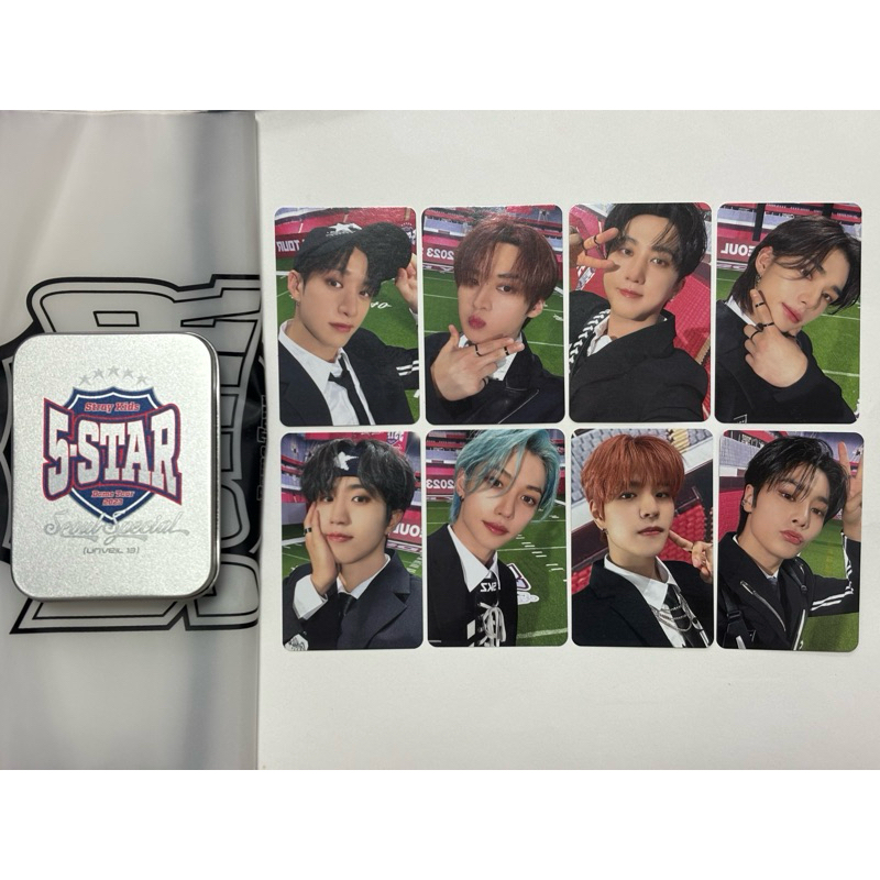 [READY] Stray Kids SKZ 5-Star Dome Tour in Seoul Unveil 13 Stay Zone Day 2 Photocard Tin Case String
