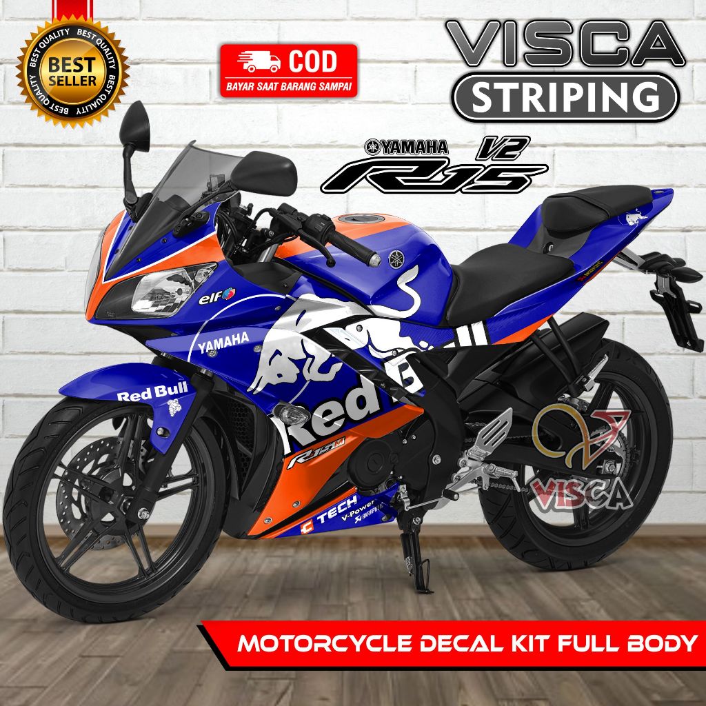 Decal R15 V2 Full Body - Stiker R15 V2 Full Body - Dekal R15 V2 Full Body - Striping R15 V2 Variasi 