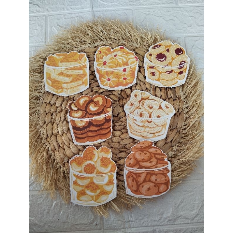 

(5 pcs) Amplop Lebaran 3D Kue Toples Lucu