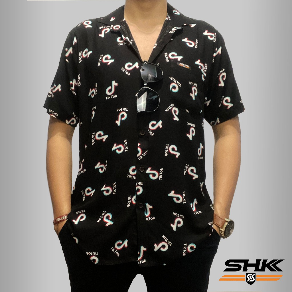 SHK Kemeja hawai pria wanita | Kemeja Santai Pria | Kemeja Amarillo