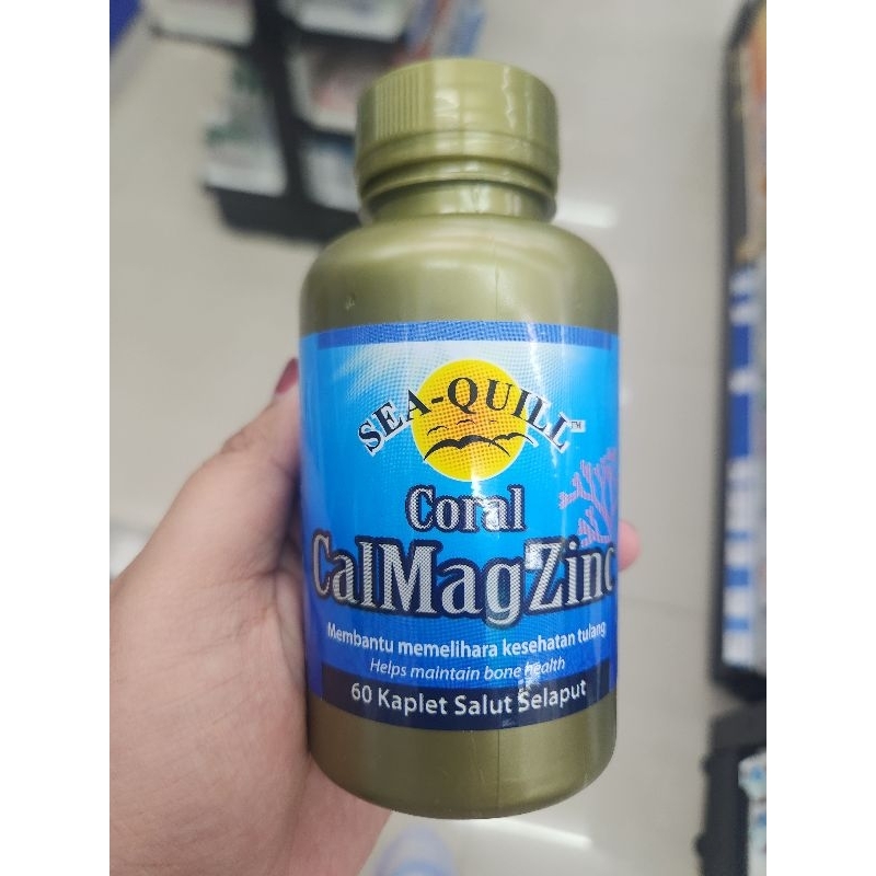 Sea Quill Coral Cal Mag Zinc isi 60 kaplet