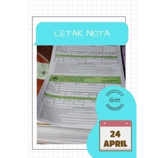 

cetak nota,surat jalan dll
