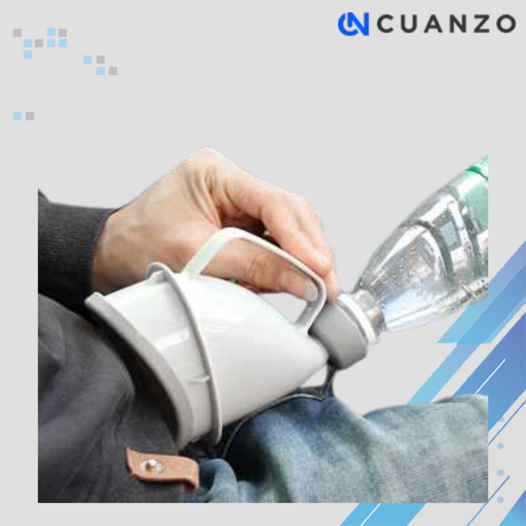 Travel Portable Emergency Toilet Pria Wanita / Pispot Tempat Urine Travel Portable Emergency Toilet 