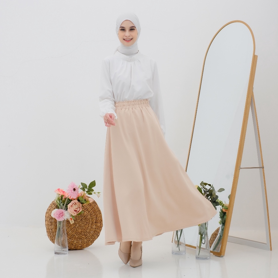 Hot Sale Ahlami Sabina Skirt Rok Hitam Rok Putih Rok Kerja Rok Payung Rok Line A Rok Hitam Premium R