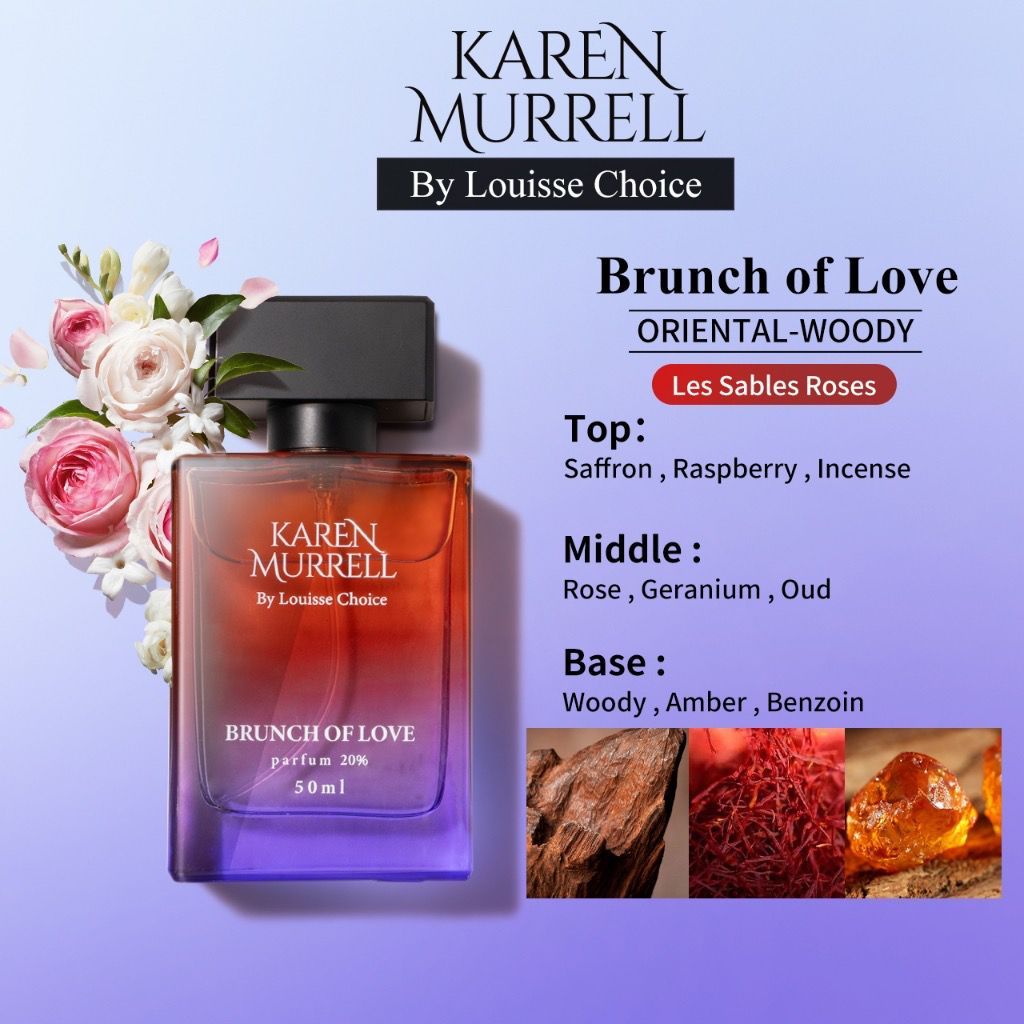 [YL] LOUISSE CHOICE & KAREN MURRELL Brunch of Love Parfum 20% 50ml | BPOM 48 Hours Lasting EDP Men W