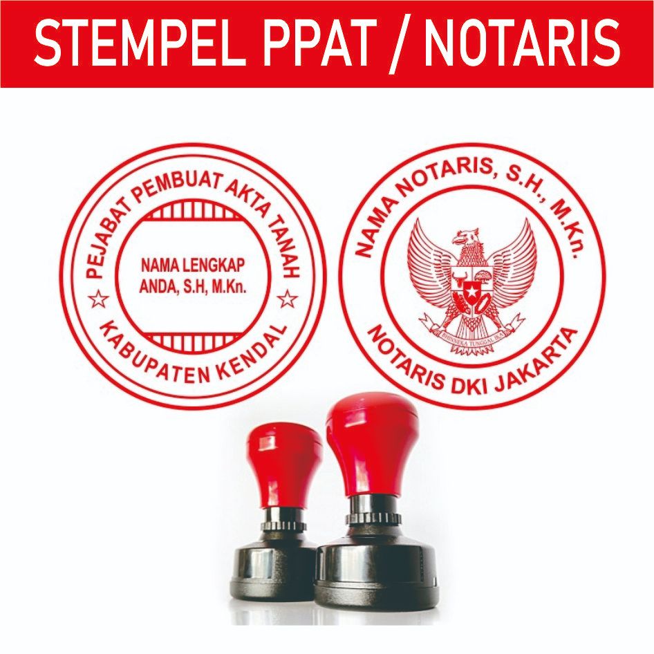 

Stempel PPAT / NOTARIS Sesuai Aturan Permen - Stempel PPAT