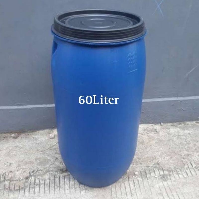 Tong Biru/Drum Biru 60Liter Serbaguna