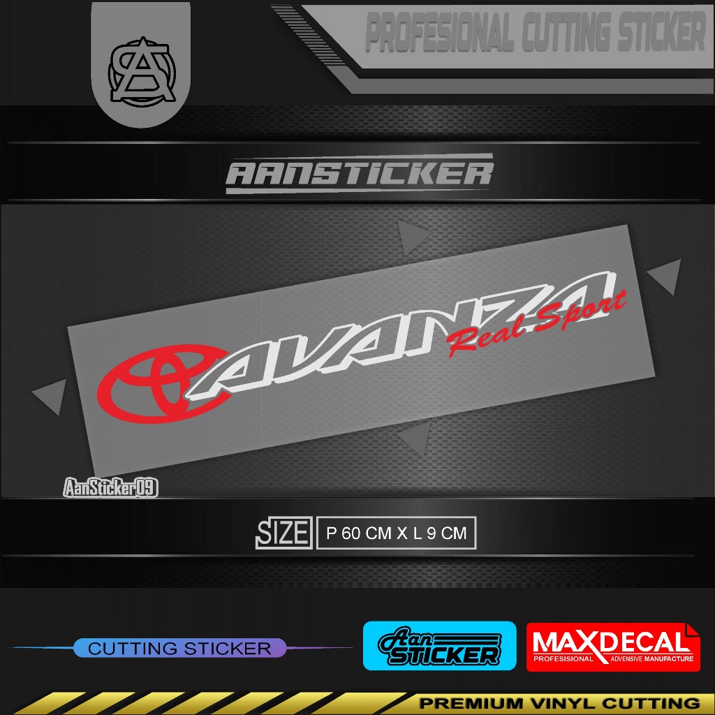 STIKER cutting AVANZA // STIKER BUAT KACA DEPAN MOBIL ALL AVANZA