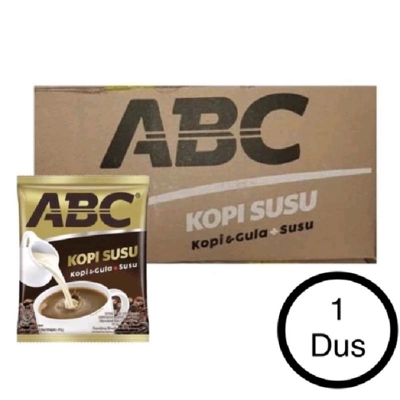 

Kopi ABC susu 1 Dus ( 12 renceng )