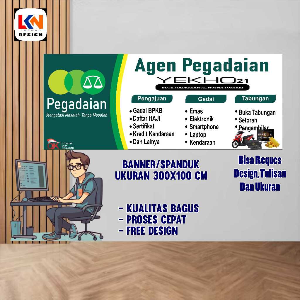 spanduk banner agen pegadaian