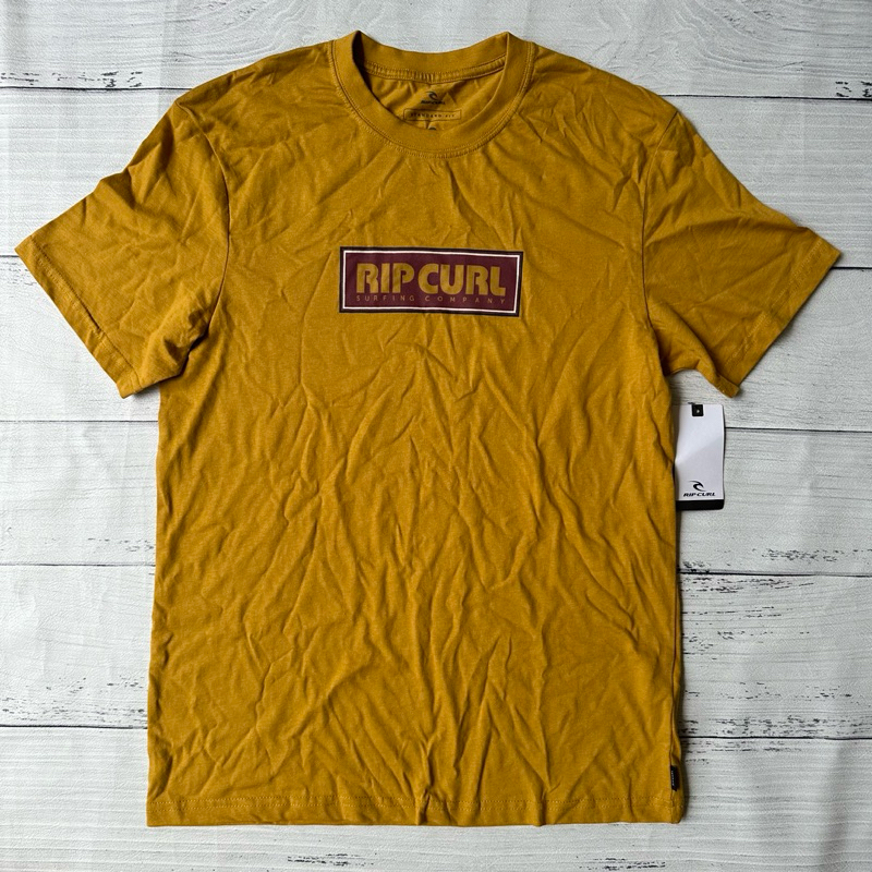 RIPCURL baju kaos mustard NEW ORIGINAL 100%
