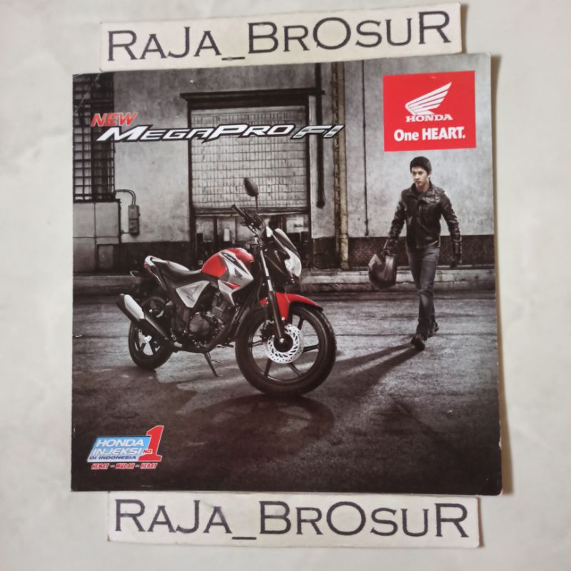 Poster brosur katalog leaflet jadul lawas Honda MegaPro Fi Injeksi