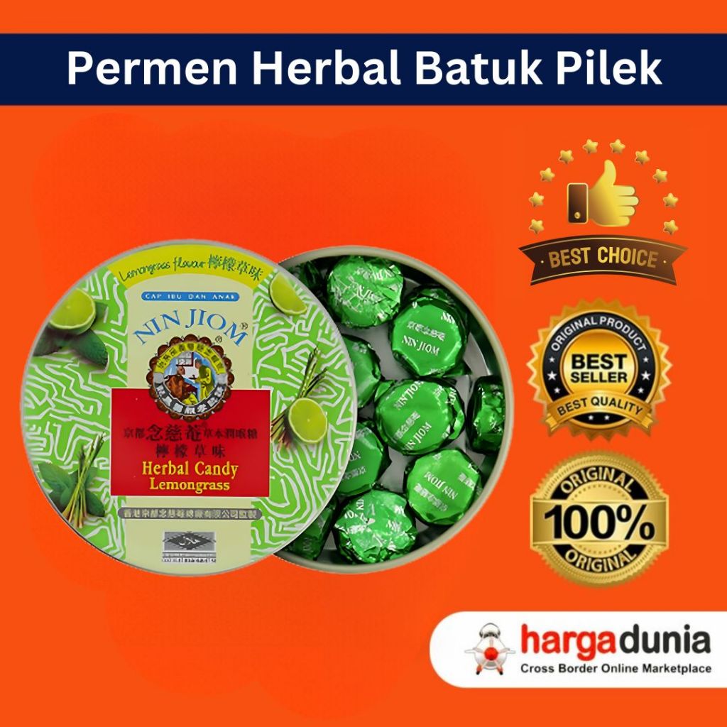 

Nin Jiom Herbal Candy Permen Tenggorokan Original Singapore