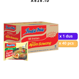 

Indomie Ayam Bawang 1 Dus 40 Pcs / Mie Instan Indomie