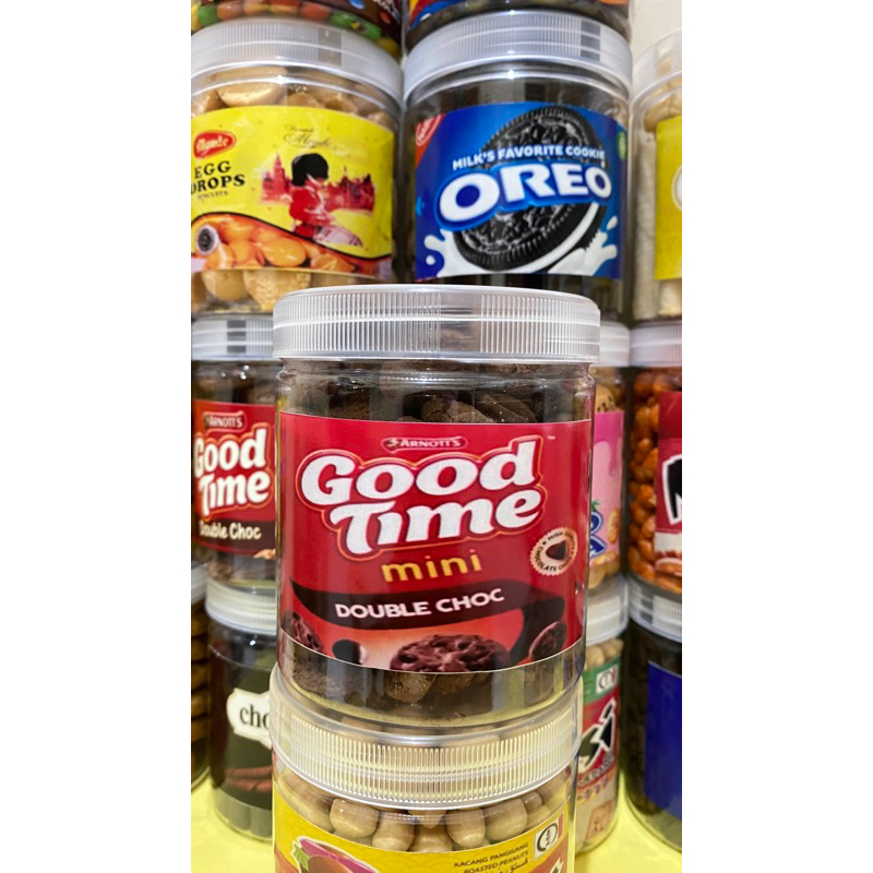 

Toples tabung 600ml | good time mini | snack repack | snack repack original | jajan lebaran | camilan keluarga