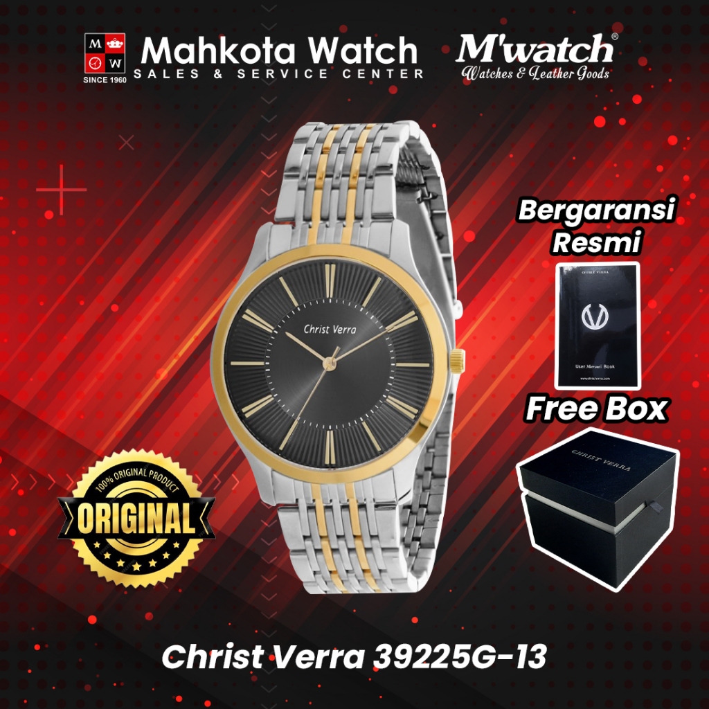 JAM TANGAN PRIA Christ Verra 39225G-13 ORIGINAL