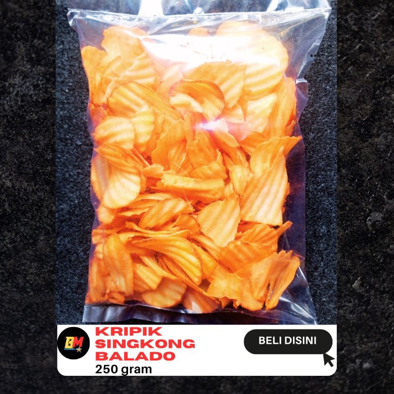 

Keripik Singkong Balado Keripik Singkong Balado Gurih Renyah 250 Gram