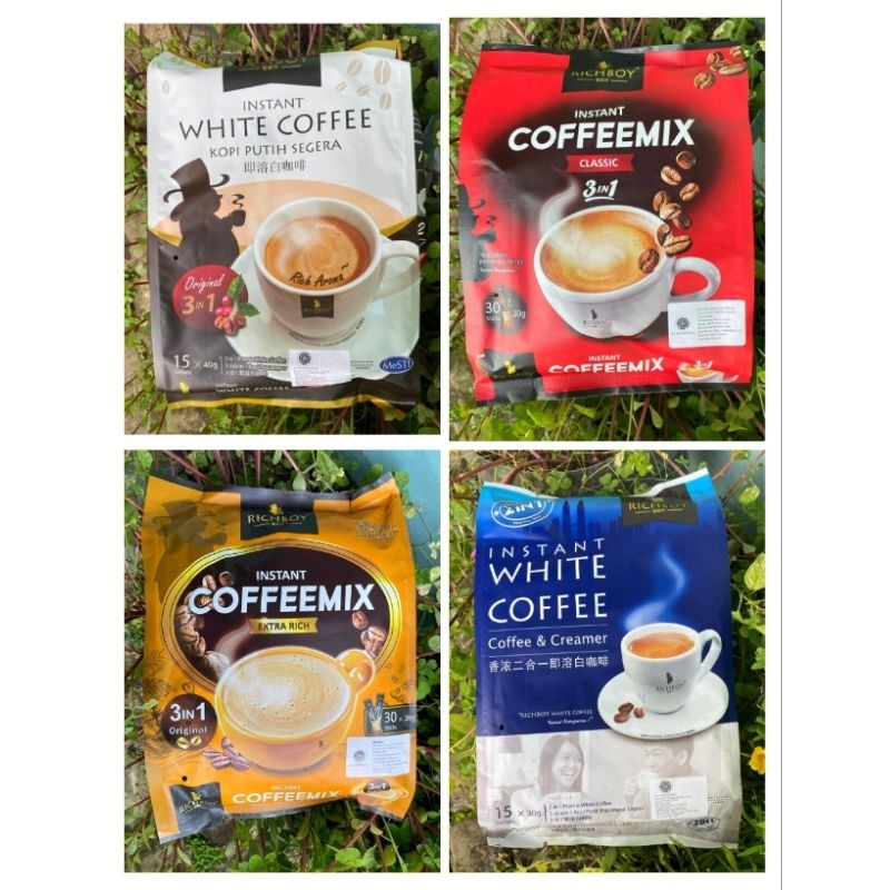 

rich boy white coffee / rich boy instant coffemix / aik Cheong chocolate