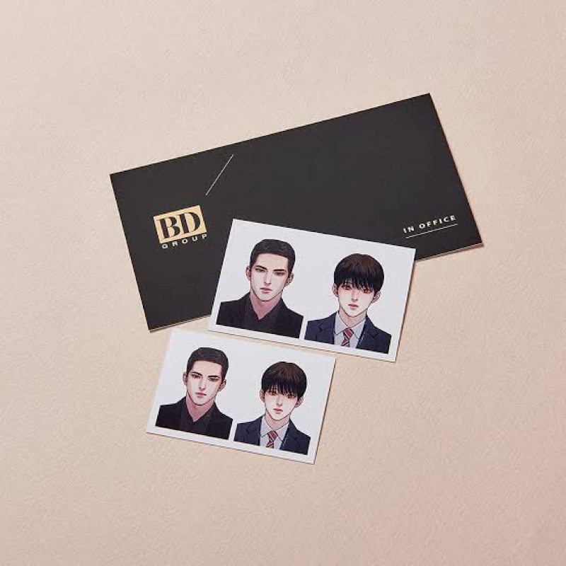 Painter Of The Night / POTN Lezhin Official BL Manhwa Merchandise ID Photo