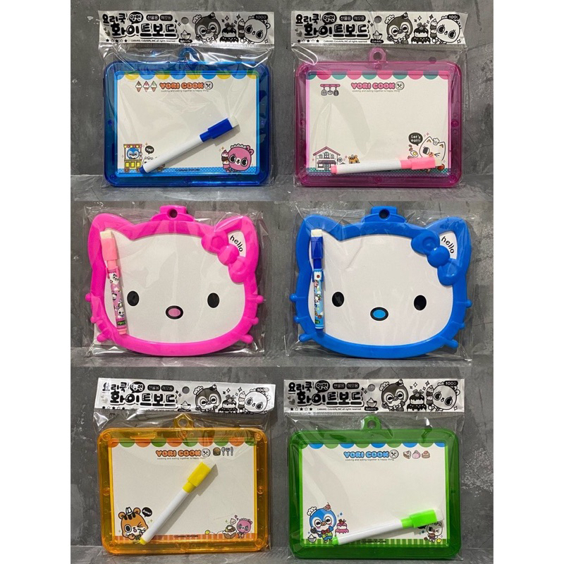 

(GA777) PAPAN TULIS ANAK MINI WHITEBOARD SEGIEMPAT dan HK / Mainan Edukasi Papan Tulis Bisa Dihapus