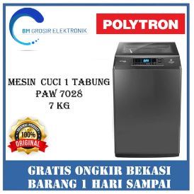 POLYTRON MESIN CUCI PAW 7028 MESIN CUCI 1 TABUNG 7KG