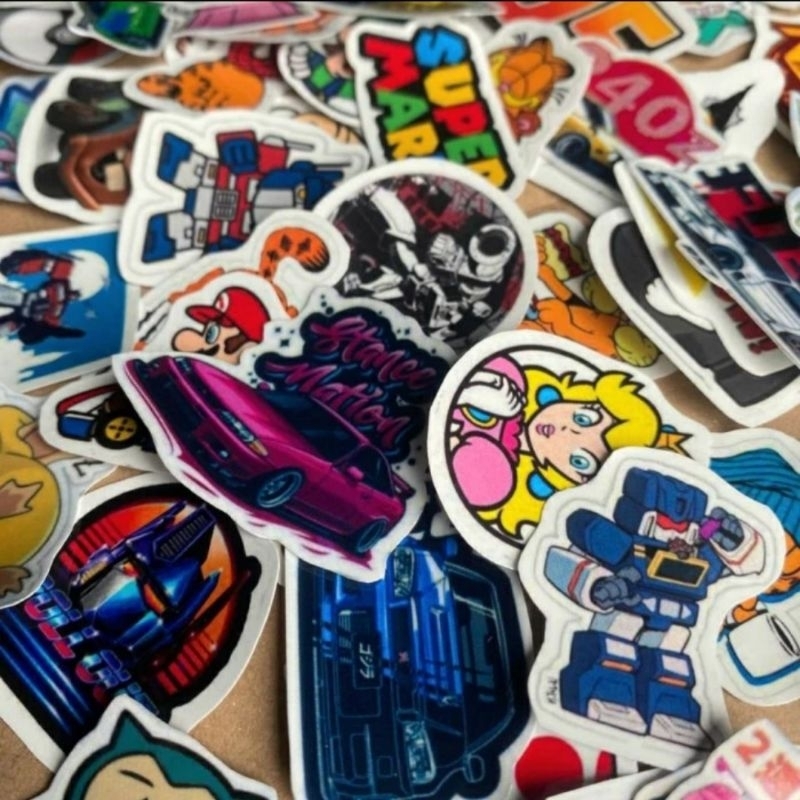 

Custom Sticker bebas sesuai keinganan dan ukuran