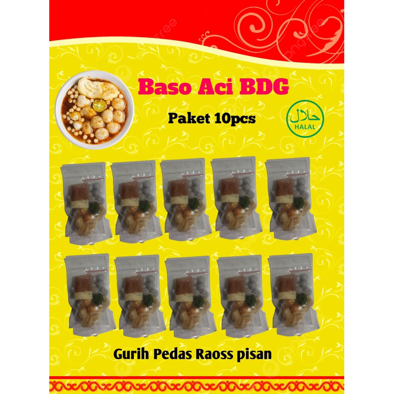 

Baso aci isi 10 bungkus raos / Baso aci viral / paket Baso aci / Baso aci murah / Baso aci raos pisan