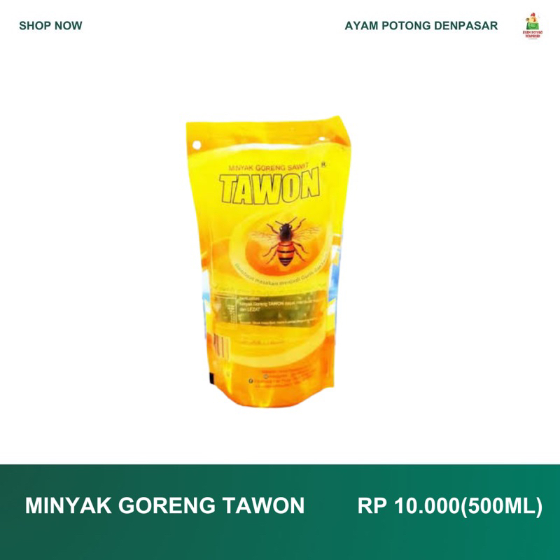 

MINYAK GORENG TAWON 1Liter