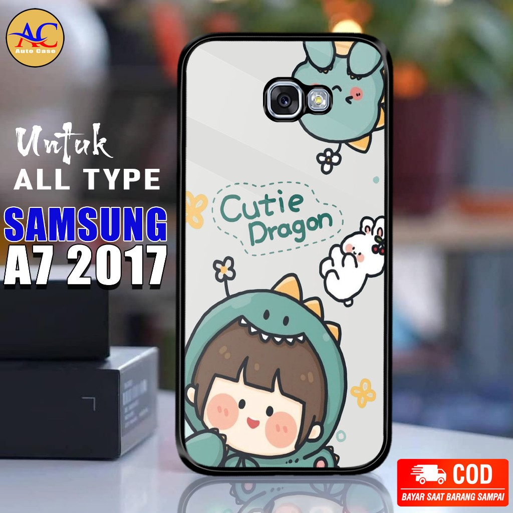 Case Hp Softcase Glossy SAMSUNG A7 2017RMB Casing Silikon Handphone Pelindung Kamera