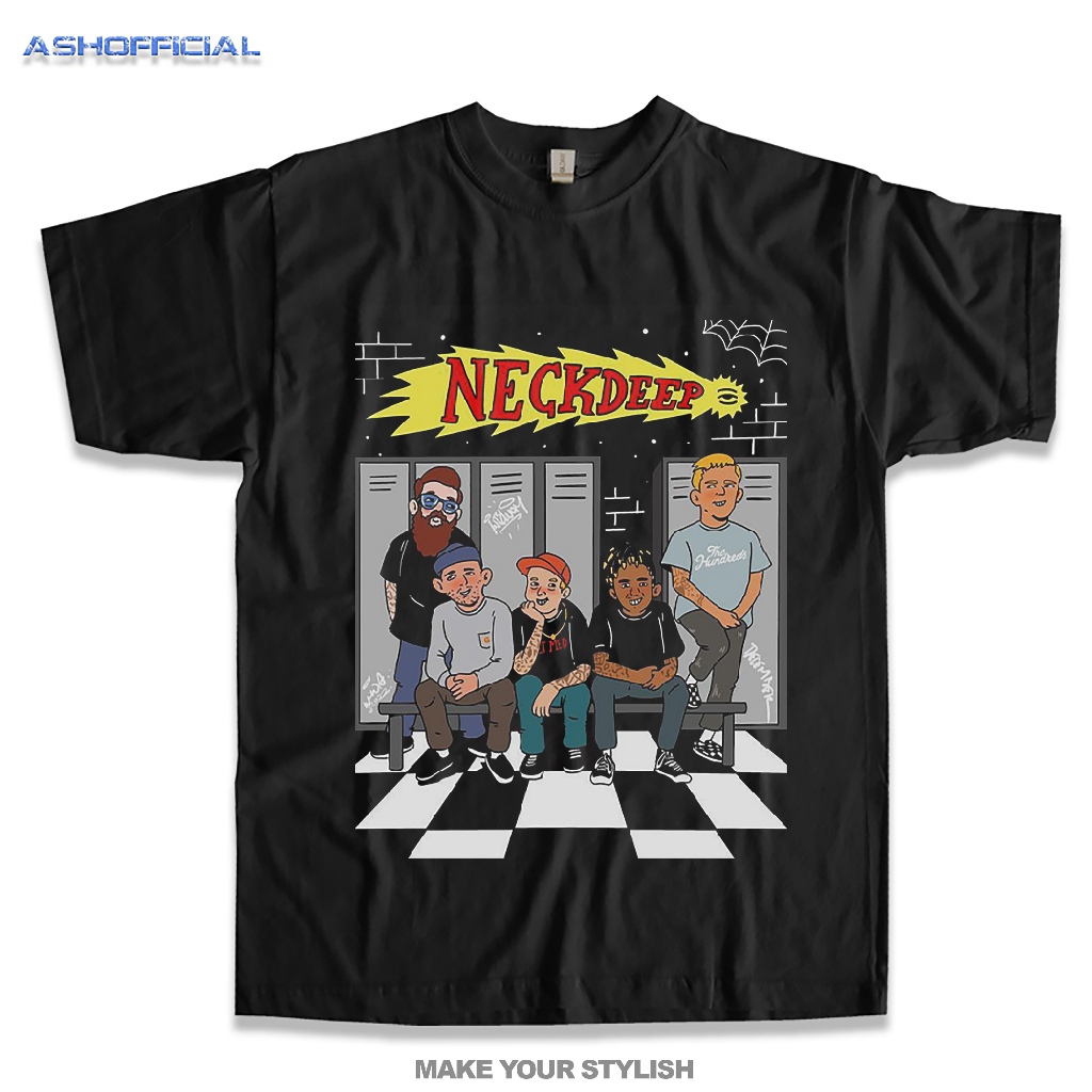 Kaos band Neck Deep Punk t shirt merchandise