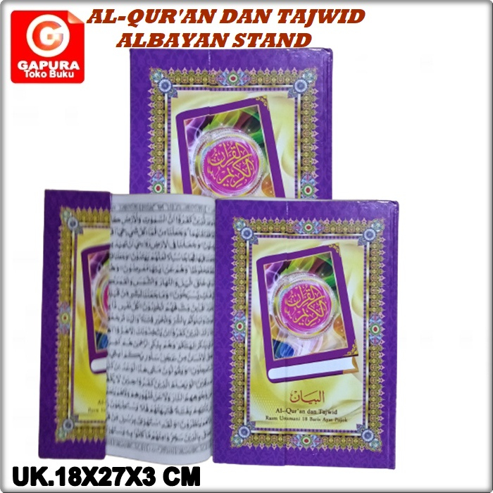 

AL QURAN DAN TAJWID ALBAYAN STAND TUTUP