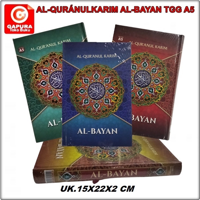 

AL QURAN AL BAYAN TANGGUNG A5 TERLARIS TERMURAH