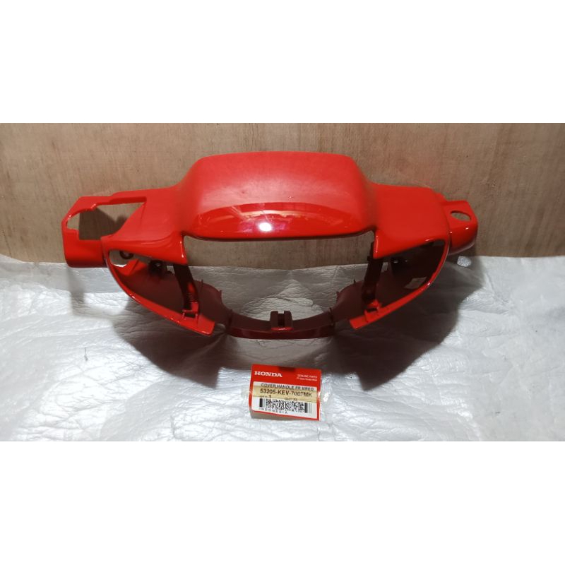 Cover/Batok Lampu depan Honda Supra V 100 Kopling Tromol merah Original AHM 53205-KEV-700FMK